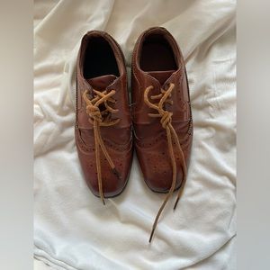Boys Brown Dress shoes Sz 3